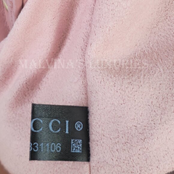 GUCCI BAG 777253 GG MARMONT LOGO BACKPACK PINK QUILTED LEATHER main image 3